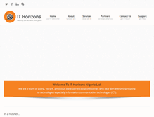 Tablet Screenshot of ithorizonsng.com